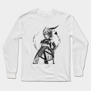 pencil crumbs Fox Flame Long Sleeve T-Shirt